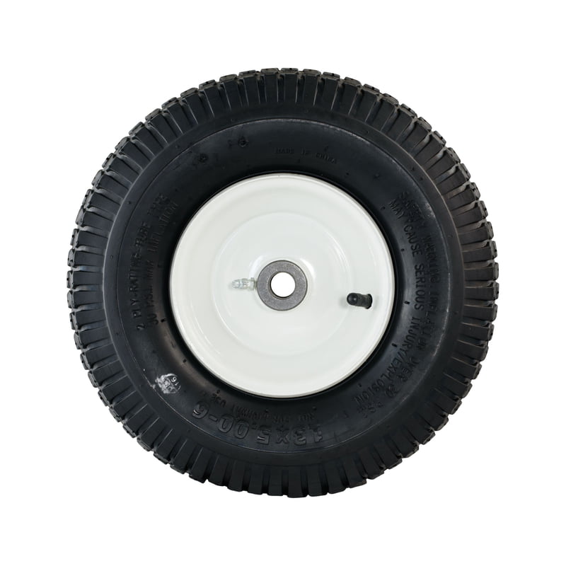 Air Filled Lawnmower Tire on Wheel Marathon 20336 13x5.00-6 Pneumatic Single 