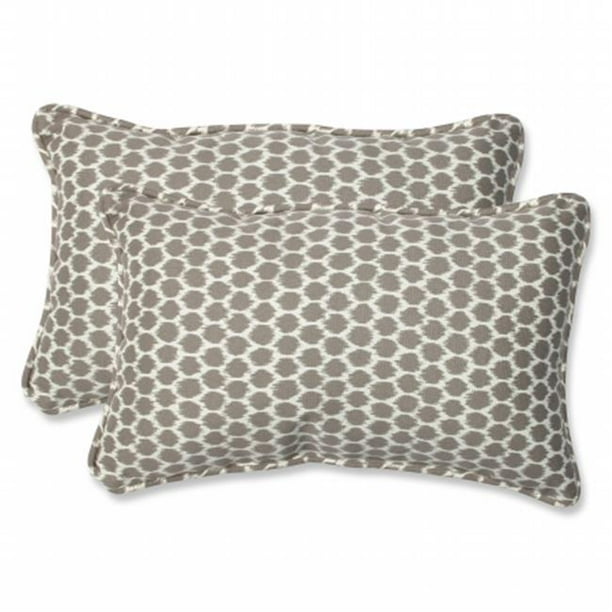 Pillow Perfect 542669 Voyant des Taches Sterling Coussin Rectangulaire (Lot de 2)
