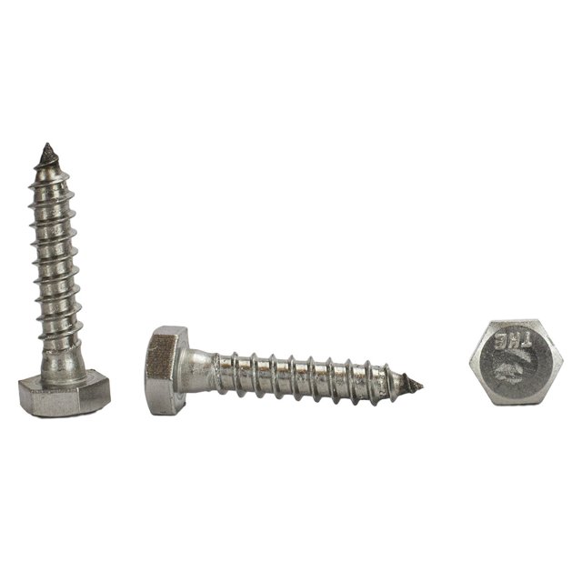Tornillo de tracción hexagonal de acero inoxidable de 1/4 x 1-1/4"" (longitudes de 1"" a 5"" disponibles en el listado) Acero inoxidable 18-8 50 piezas (1/4 x 1-1/4"")