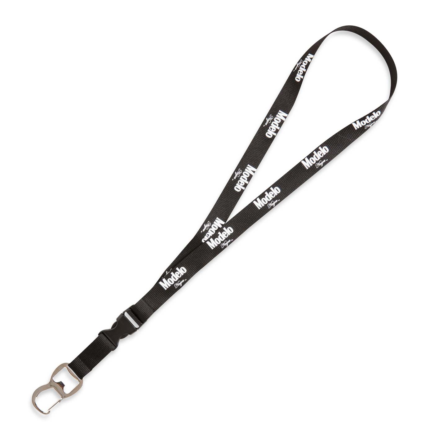 Modelo Negra Beer Lanyard Bottle Opener Black