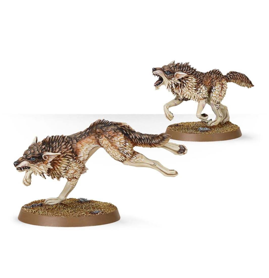 Warhammer 40k Model Miniatures - Space Wolves Fenrisian Wolf Pack