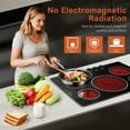 thumbnail image 6 of AMZGACHFKTCH 30-Inch Electric Cooktop with 5 Burners & Knob Control, 6 of 11