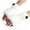 White, variant on Audhol Fingerless Gloves Women Girl Warm Winter Faux Rabbit Plush Wrist Fingerless Gloves Mittens Warm Gloves for Women Red One Size