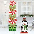 thumbnail image 5 of Gymnture Wooden Penguin Xmas Tabletop Figurine for Home Centerpiece, 5 of 10