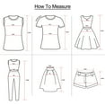 thumbnail image 6 of Womens Shirts V Neck Ribbed Fitted Tight Short Sleeve Basic Knit Spring Summer Tops For Women, 6 of 6
