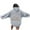 Grey, variant on 1/4 Zip Pullover Women Winter Fall Comfy Hooded Long-sleeved Kimono Cold Shoulder Drawstring Graphic Leisure Cotton Hoodies Sweatshirts(Beige,S)