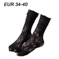 thumbnail image 6 of Jiibva Flip Flop Socks 1 Pairs Lace Toe Socks Women Tabi Geta Socks Hollow Out Mesh High Tube Cotton Socks With Separate Fingers, 6 of 7