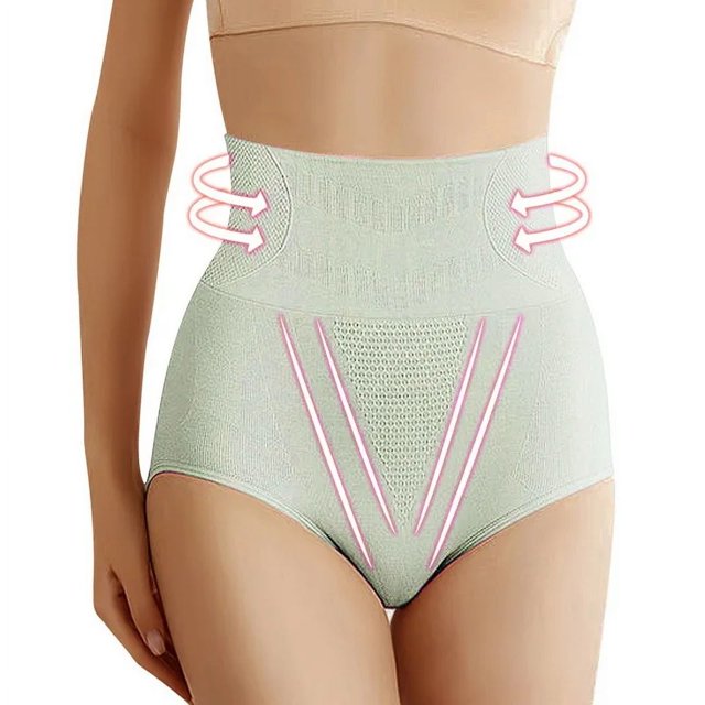 Bragas moldeadoras de cintura para mujer, ropa interior adelgazante, con estampado floral, sin costuras, de nailon elástico, control de abdomen, para uso diario.