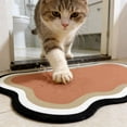thumbnail image 4 of Tong Feeding Area Mat For Cats Slip Feeding Pad For Kitchen And Floor Easy To Clean Cat Litter Pad Alternative, 4 of 6