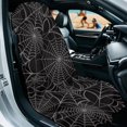 thumbnail image 3 of XYZCANDO Car Seat Cover Non-Slip Car Seat Towel Protector for Travel Running, Car Seat Cover Towel Soft, Spider Web Design, 3 of 11
