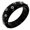 Black, variant on Retro Rivet Resin Bracelet for Fashion Jewelry Punk Gothic Black