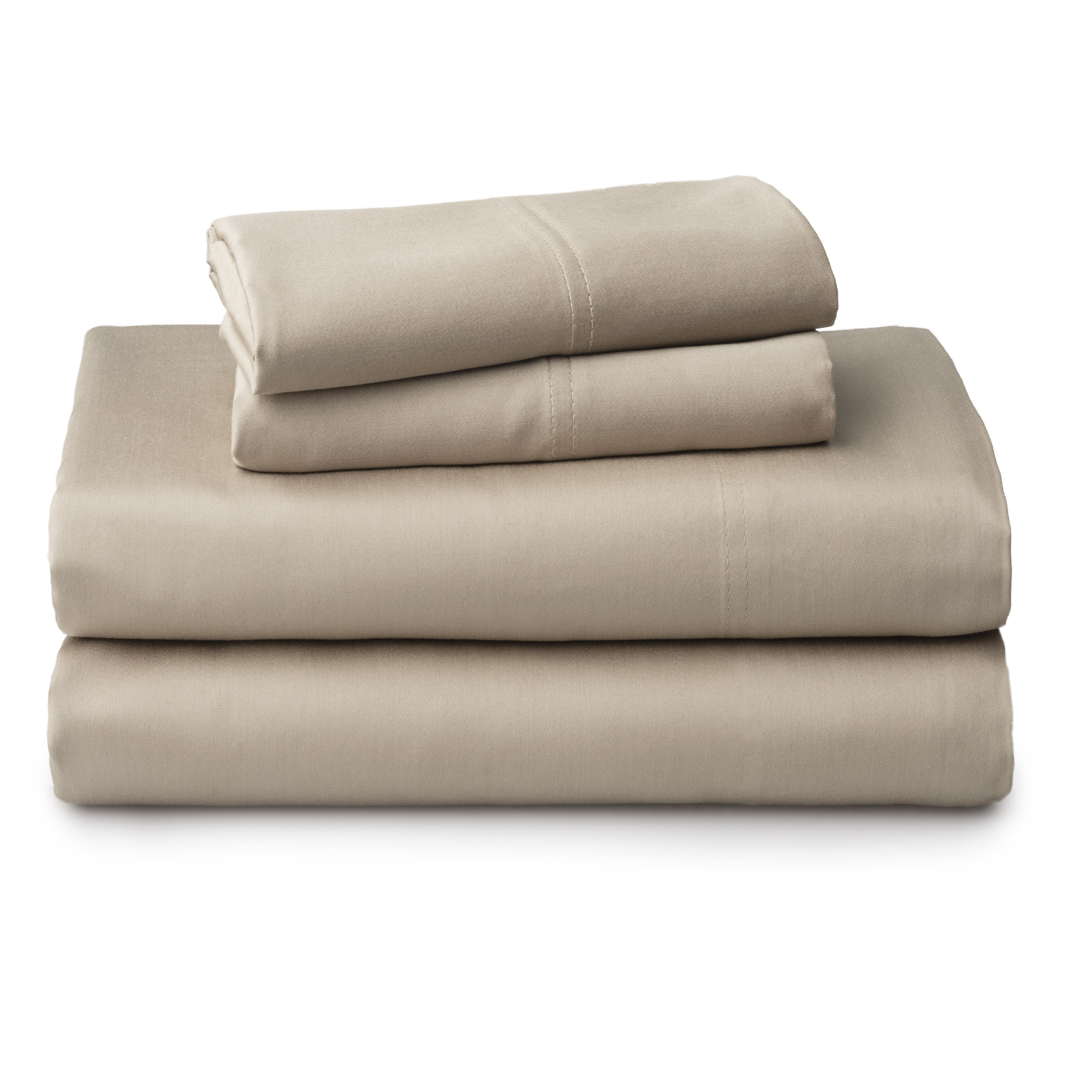 Better Homes & Gardens 300 Thread Count 100% Cotton Wrinkle Resistant King Pillowcase Set of 2, Brown