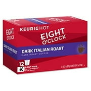 Eight O'Clock Coffee Dark Italian Roast, Keurig K-Cups, 12 Count(Pack of 6) by Eight O'Clock Coffee