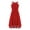 Red, variant on MSemis Kids Chiffon Flower Girls Dress First Communion Bridesmaid Wedding Sequins Halter Neckline Gowns White 12