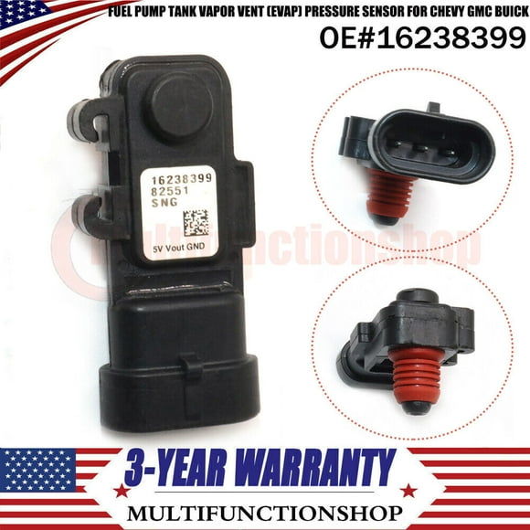 Fuel Pump Canister Vapor Vent EVAP Pressure Sensor for Chevrolet for GMC for Buick 16238399-