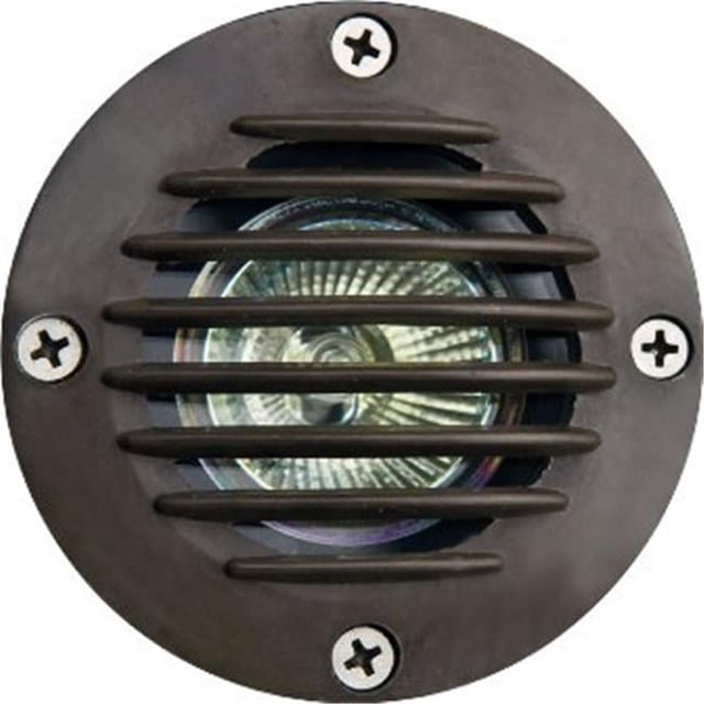 Dabmar Lighting FG317-BZ Fiberglass In-Ground Well Light with Grill- Bronze