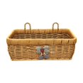 thumbnail image 1 of Cesta de almacenamiento colgante, organizador de almacenamiento, cesta multiusos para juguetes, cesta tejida vintage 28x13x16cm, 1 of 9
