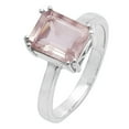 thumbnail image 6 of Natural Rose Quartz - Madagascar 925 Sterling Silver Ring s.8 Jewelry DGR1110_F_8 R-1020, 6 of 7