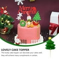 thumbnail image 6 of WEUVEB 5Pcs Assorted Color Christmas Resin Cake Toppers Cute Santa Decorations for Party, 6 of 6