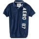 thumbnail image 1 of Aeropostale Aero 87 - Polo de rugby para hombre, color azul, extragrande, 1 of 1