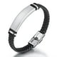 thumbnail image 2 of Los hombres de enlace trenzado de acero inoxidable pulsera de cadena, 2 of 4