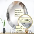 thumbnail image 3 of DESIGN ART Designart "Abstract Marble With Copy Space III" Fractals Modern Wall Mirror 24in.x36in., 3 of 4