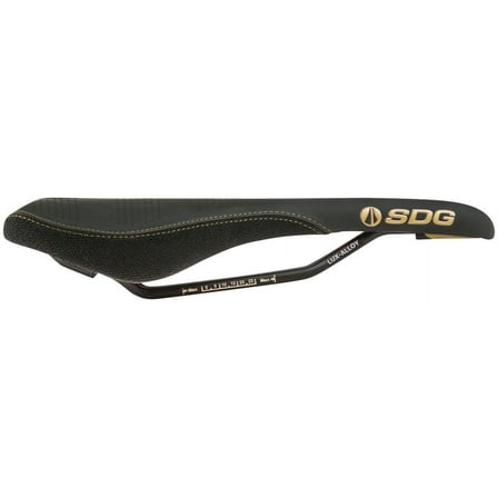 SDG Radar Saddle - Lux-Alloy, Black/Tan