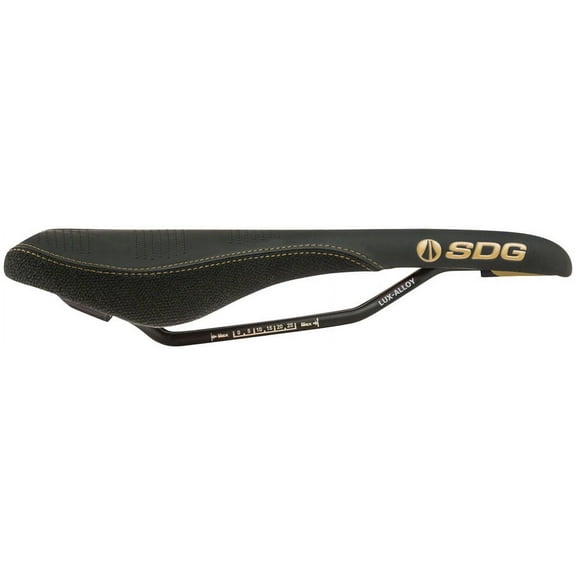 SDG Radar Saddle - Lux-Alloy, Black/Tan