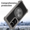 thumbnail image 3 of For Samsung Galaxy S25/ S24 Case Compatible with MagSafe CD Vein Kickstand TPU + PC Phone Cover, 3 of 4