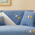 thumbnail image 1 of 1pc Sherpa Sofa Slipcover, Dog Friendly Sofa Couch Cover, Plush Seat Cushion Protector, Fuzzy Non Slip Sofa Slipcover, Furniture Protector For Bedroom Office Living Room Home Decor, 1 of 5