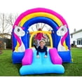 thumbnail image 4 of Bounceland Rainbow Unicorn Bounce House, 4 of 9