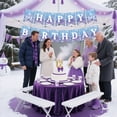 thumbnail image 4 of Banner de cumpleaños Neyeidru Frozen con forma de copo de nieve para invierno, 4 of 7