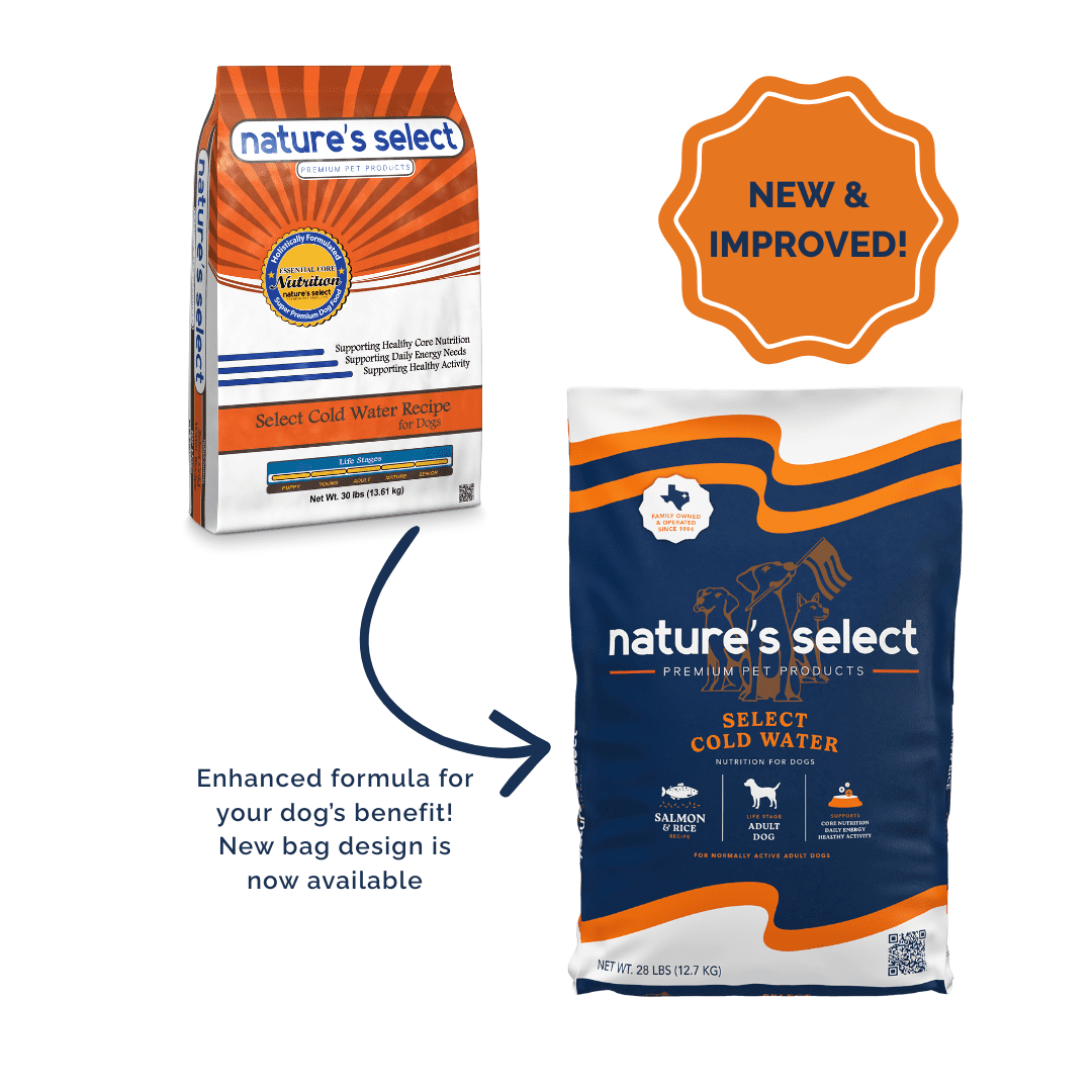 Nature's Select Cold Water Salmon & Rice Recipe, Dry Dog Food for Adults (28 lbs)