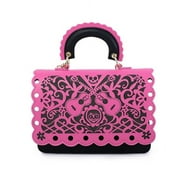 Loungefly Stitch Shoppe Disney Coco Scalloped GENUINE Leather Crossbody Bag & Pin LE 300