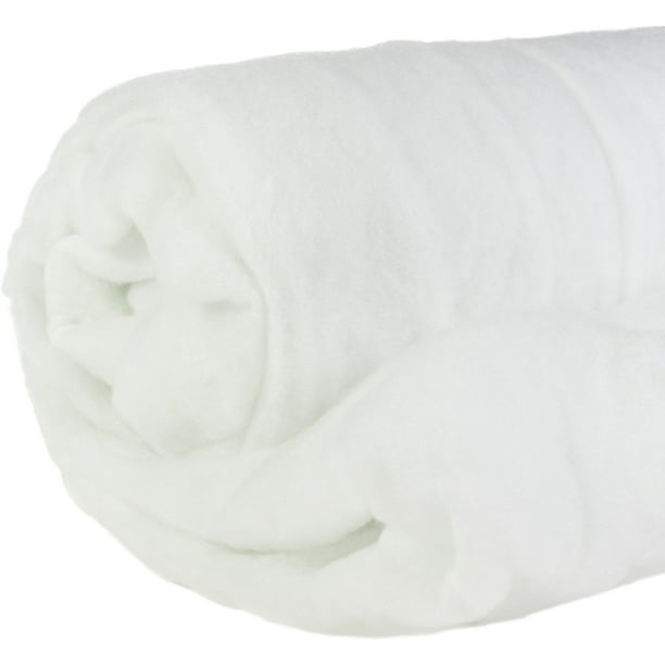 Mountain Mist QuiltLight Polyester Batting, Full Size 81"x96