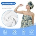 thumbnail image 6 of Colevkie Women's 2 Pcs Bath Wrap Set Bath Skirt &Shower Cap Quick Drying and Absorbent Lightweight for Bathroom Beach Sauna Hotel Printed Vintage Pattern, 6 of 8