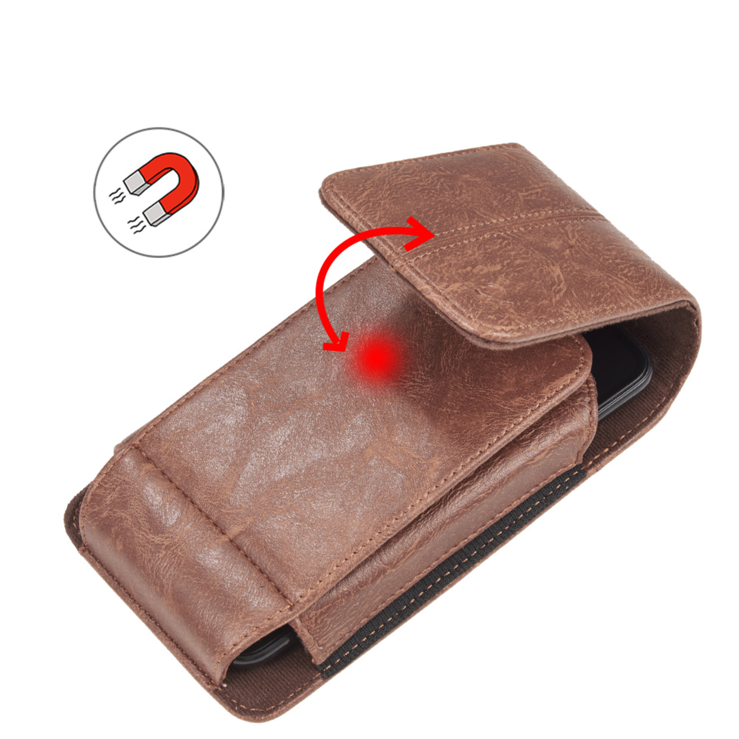 Belt Clip Case for Samsung, Motorola, Iphone, Xiaomi, LG Cellphone Upto 6.8 Inch