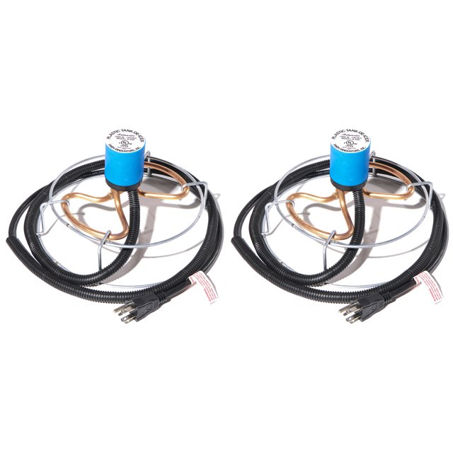Farm Innovators 1000 Watt Aluminum Submergible Water Tank Deicer (2 Pack)