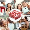 thumbnail image 5 of Wearable Blanket,Red Christmas Deer and Gift Pattern Hooded Wearable Sherpa Blanket for Adults & Teens,Winter Poncho Shawl Wrap Cape Thick Warm,60"x80", 5 of 5