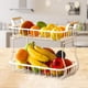 thumbnail image 5 of de de 2 niveles, soporte para verduras, frutero, estante de almacenamiento de artículos para encimera, comedor, exhibición de blanco perfecl puesto de cesta de frutas, 5 of 8