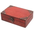 thumbnail image 2 of Miangastore Treasure Box Vintage Wooden Box Trinket Jewelry Box Vintage Wood Box Retro Trinket Storage Box, 2 of 8