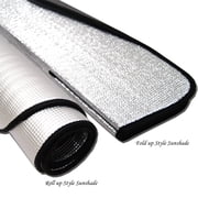 TuningPros Custom Fit Roll Up Windshield Sun Shade Protector, Sunshade Visor For 2012-2018 Mercedes-Benz CLS-Class W218 CLS350 CLS400 CLS500 CLS550