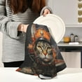 thumbnail image 6 of Dreamtimes Cute Cat Kitchen Towels Set of 6, Ultra Soft Absorbent Dish Towels Bathroom Hand Towels Reusable Cleaning Cloths Tea Towels 28 x 18 Inch, 6 of 7
