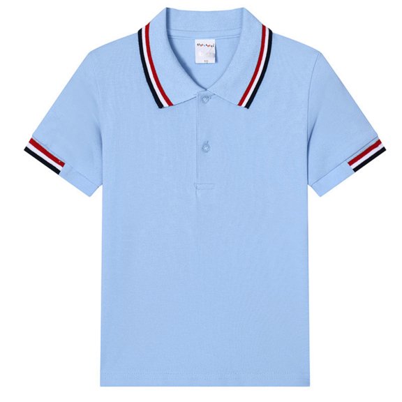 Girls Girls Short Sleeve Polo Shirts Kids School Uniform Shirts Summer Cotton Golf Polo T-Shirts Tops Black 110