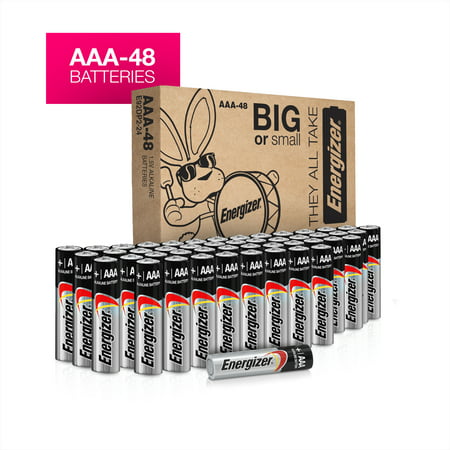 Energizer Max Powerseal Alkaline AAA Batteries, 48