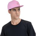 thumbnail image 6 of Love Gay Pride LGBT Flat Brim Hat Classic Fashion Trucker Adjustable Brim Baseball Cap for Men Women Black, 6 of 8