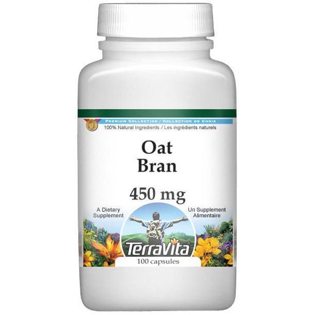 Oat Bran 450 mg (100 Capsules, Zin 520947)