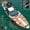 Dark Wood Grain, variant on Ultifit Inflatable Paddle Board Extra Wide 500 Lbs Capacity Anti-Slip Design with SUP Accessories and Seat 12' x 36"