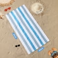 thumbnail image 6 of Jessy Home 4 Pack Stripe Beach Towel Sets, 30"x60" Quick-dry Sand-resistant Lightweight Soft Beach Towel for Travel, Gym, 6 of 7