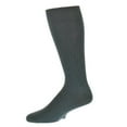 thumbnail image 5 of Sierra Socks Men's Combed Cotton Fine Rib Crew Dress Casual Seamless Toe (Shoe Size: 6-12, Charcoal), 5 of 5